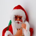 thumbnail image 3 of FNNMNNR Christmas Ornaments Gift Electric Climbing Ladder Santa Claus Doll Toys with Music Merry Christmas Tree Hanging Decor, 3 of 6