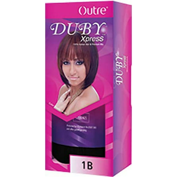DUBY XPRESS 10" (1B Off Black) - Outre Human Hair Blend Weave