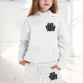 thumbnail image 2 of Jamsmile Toddler Boys Girls Outfits Sets Long Sleeve Solid Hoodie Pullover Tops Pants Kids Outfits Child Sweat Suits, 2 of 6