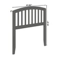 thumbnail image 6 of AFI Richmond Twin Solid Wood Headboard, Grey, 6 of 6