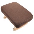 thumbnail image 1 of LIFKOME Small Bench Coffee Wood Vanity Bench for Home Furniture Bedroom Living Room 1Set, 1 of 6