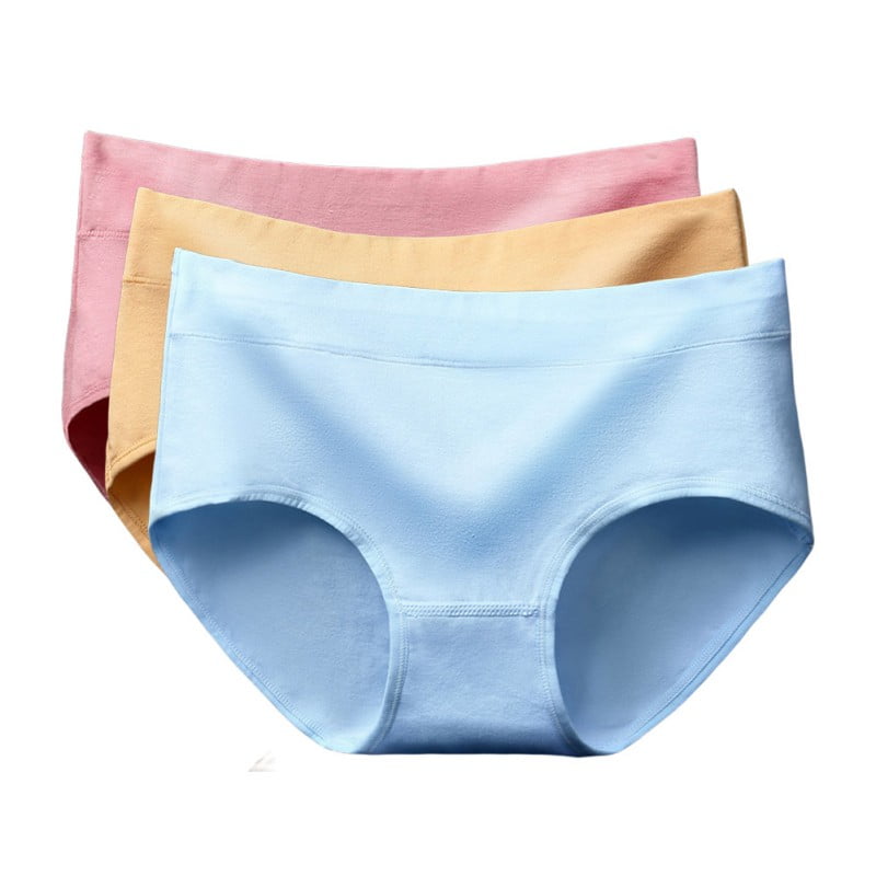 Promotion!4PS Women Seemless Underwear Stretch Underwear Middle Waist