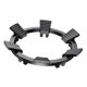 thumbnail image 4 of Anillo de soporte para wok de estufa de gas Accesorio reductor de anillo de gas Fácil de instalar Durabilidad 6 garras, 4 of 9