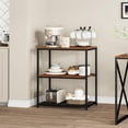 thumbnail image 6 of Kitchen Island with 3 Shelves, Kitchen Shelf with Large Workstation, Bakers Rack, Workbench, Metal Frame, 6 of 7