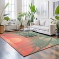 8'x10' Area Rugs, Summer Palm Tree Indoor Outdoor Area Rug for Living ...