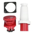 thumbnail image 3 of Industrial Plug Socket, PA66 Shell 3P+N+E 5 Pin 3 Phase Power Connector With Multiple Protections For Construction Sites For Outdoor Camps, 3 of 8