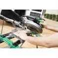 hitachi c8fshe 81/2 in. sliding compound miter saw with laser and