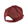 thumbnail image 4 of Top Headwear Low Profile Trucker Foam Mesh Hat - Cherry, 4 of 4