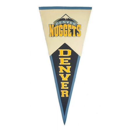 Denver Basketball Nuggets - Oversized 17x40 - High Quality Classic Embroidered Pennant