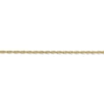 thumbnail image 3 of 14k Yellow Gold 18 Inch 1.8mm Rope Chain Necklace Pendant Charm, 3 of 9