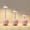 Pink, variant on Horivan 1 Packs Adjustable Height LED Bedside Lamp with Remote Control, Dorm Room Night Light for Table Desk, Warm White Dimmable Reading Light, Modern Bedroom Decor