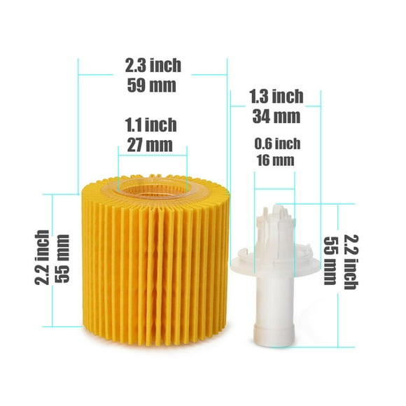 1PCS Oil Filter for Toyota for Corolla Prius Prius V C-HR for Scion xD 1.8L 04152-37010