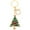 Green, variant on Gymnture Christmas Tree Keychain Xmas Key Ring Hanging Key Chain Christmas Keychain Pendant