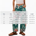 thumbnail image 4 of VBVC Women's Floral Paisley Print Barrel Jeans , High Waisted Denim Pants For Women,Ladies' Baggy Washed Trousers with Pockets,Navy,S-2XL, 4 of 10