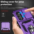 thumbnail image 4 of for Samsung Galaxy S20 Case with Camera Lens Cover HD Screen Protector, Dual Layer Military-Grade Drop Tested Magnetic Ring Holder Kickstand Protective Phone Case for Samsung Galaxy S20 5G (Purple), 4 of 17