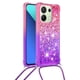 thumbnail image 2 of Funda para Xiaomi Redmi Note 13 4G Brillantina Líquida Divertida Reluciente y con Cristales en Movimiento Cuerpo Cruzado con Cordón Ajustable, 2 of 5