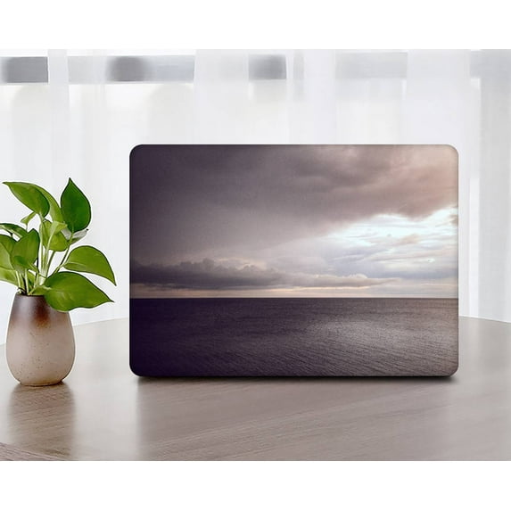 KSK KAISHEK Hard Case Cover Only Compatible Old MacBook Air 13 inchs with No Touch No USB-C + Black Keyboard Cover Model: A1466 & A1369( Sky Series 1070)