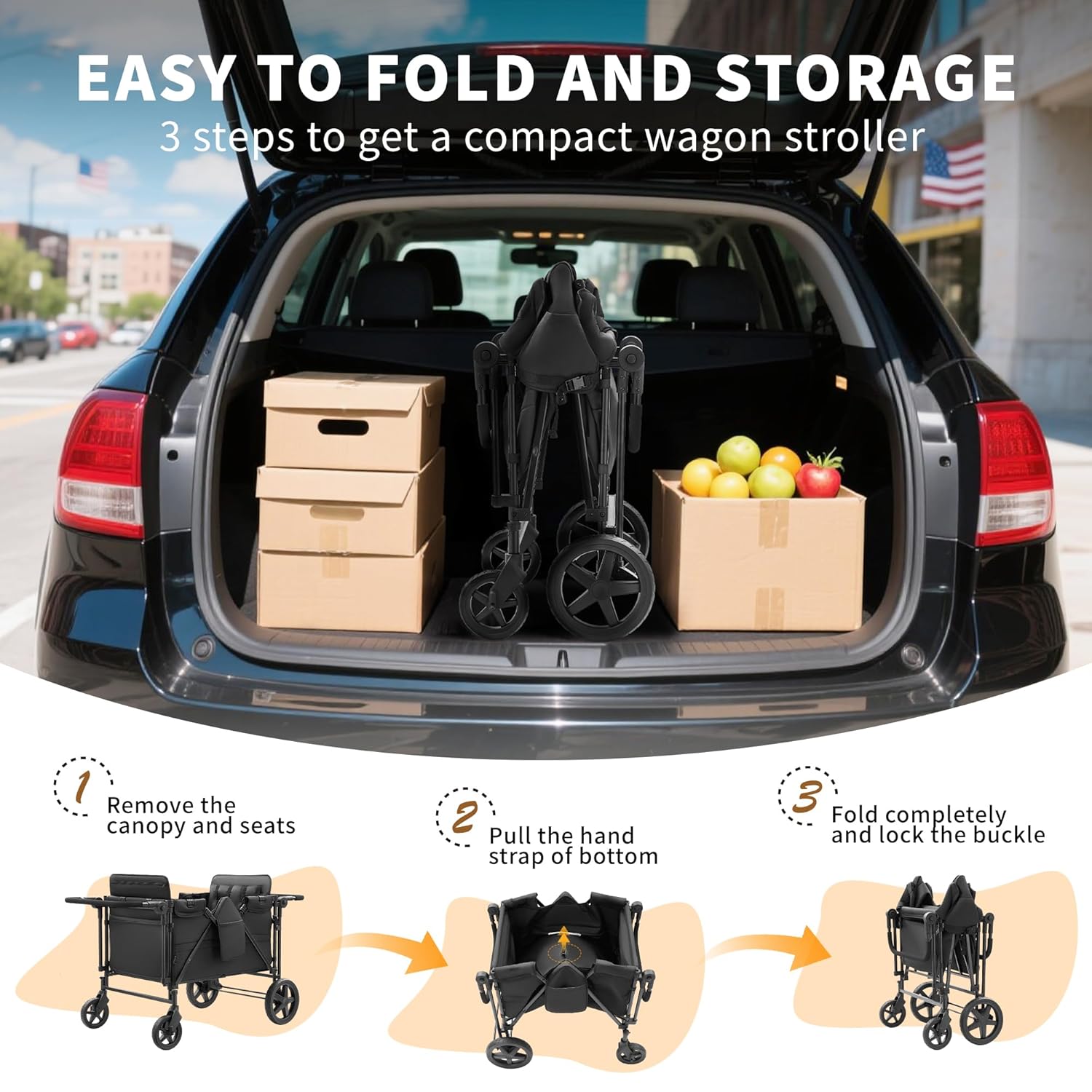 vw wagon stroller VW4 Volkswagen 4-Seater Stroller Wagon