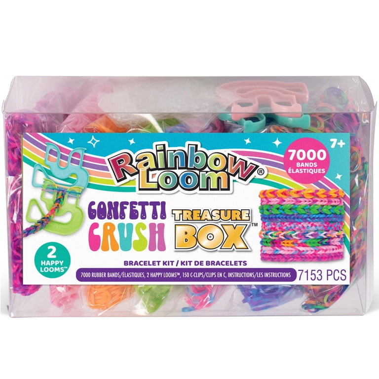 Rainbow Loom: Treasure Box - Confetti Crush Edition - DIY Bands