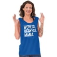 thumbnail image 5 of Worlds Okayest Mama Mothers Day Mom Tank Top Tee Shirt Women Brisco Brands X, 5 of 5