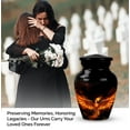 thumbnail image 4 of Unique Fire Phoenix Wings Small Keepsake Urns For Human Ashes - Mini Cremation Urns For Ashes - Little Keepsake Urns For Adult Ashes Women & Men - Memorial Small Ashes Urn 3Inch, Set Of 4, 4 of 5