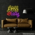 thumbnail image 4 of Glowneon Boss Lady Neon Sign, Boss Lady Led Light, Party Decor, Girl Room Decor, Sexy Lips Sign, 4 of 5