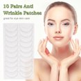 thumbnail image 4 of Graflsoa 20-Piece Silicone Anti-Wrinkle Eye Patches for All Skin Types, Transparent & Reusable (Model 1# or 2#), 4 of 6