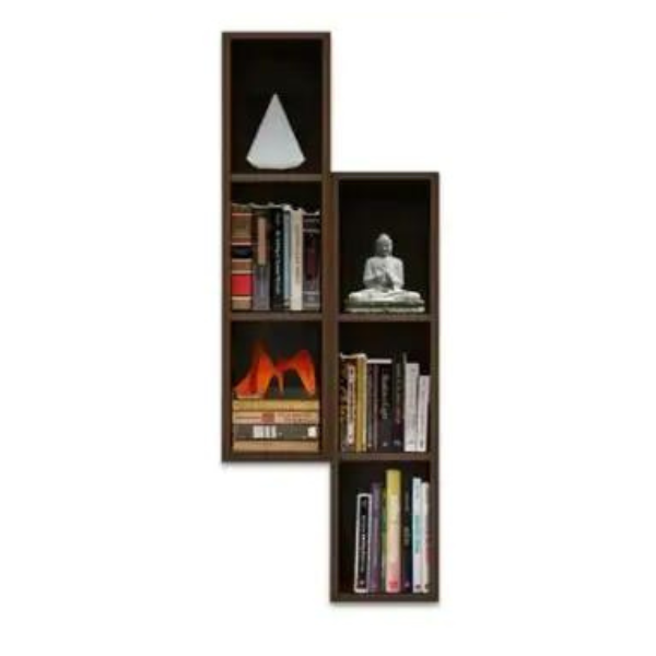SET 2 Libreros Flotantes Repisas Flotantes PAGODA Moderno Minimalista
