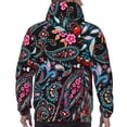thumbnail image 7 of Goofa Paisley for Men's Hooded Sweatshirt - Lightweight Pullover Hoodie with Kangaroo Pocket, Perfect for Everyday Wear-Medium, 7 of 7