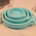 thumbnail image 4 of 4Pcs Cake Pan Round Cake Layer Set Silicone Bakeware Mold,Blue,4Inch, 4 of 5