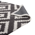 thumbnail image 4 of Ergode Alika Abstract Diamond Trellis 5x8 Area Rug - Ivory and Charcoal, 4 of 5