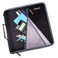 thumbnail image 2 of Case-it Mighty Zip Tab Binder | 3-Inch O-Ring, Expanding File Folder, Black | Office Organizer, 2 of 6