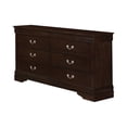 thumbnail image 6 of Louis Philippe Panel Bedroom Set with High Headboard, 6 of 8