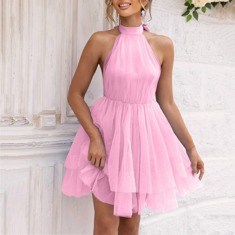 Pink Ruffled Sleeve Black Midi Dress Pink Ruffled Sleeve Black Midi Dress
