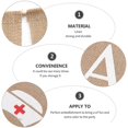 thumbnail image 3 of s Day Letter Printing Bunting Garland Party Supply Decoration Linen Swallowtail Banner Retro Flag Photo Props Layout Favors, 3 of 4