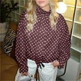 thumbnail image 1 of Women's Casual Button-Down Drawstring Neck Long-Sleeved Coat/Jacket, 1 of 6