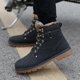 thumbnail image 4 of Botas de nieve de invierno para hombre, zapatos informales de trabajo a la moda resistentes al desgaste de cuero Pu, zapatos que mantienen el calor para hombre, 4 of 5