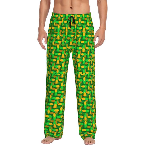 Balery Corn 4 Pantalones de pijama para hombre, pijama ultraligero, pantalón de descanso-X-Large