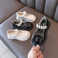 thumbnail image 3 of Quealent Infant Shoes 2024 Summer Soft Baby Boys Girls PU Leather Sandals Lightweight Anti-slip Summer Shoes Black,12, 3 of 5