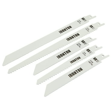 Ironton Reciprocating Saw Blades, 10-Pc. Set, 18–24 TPI