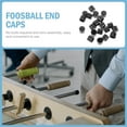 10 Pcs Football Machine Cap Foosball Rod Covers Pole Caps Table