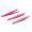Rose red, variant on OTVIAP 3pcs/set Stainless Steel Tweezer Set Flat Tip/Point Tip/Slant Tip Eyebrow Facial Hair Removal, Stainless Steel Tweezer, Tweezer Set