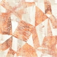 thumbnail image 2 of Vess, June Erica 15x15 Black Ornate Wood Framed with Double Matting Museum Art Print Titled - Red Earth Textile II, 2 of 4