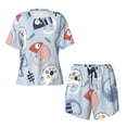 thumbnail image 4 of Xecao Cute Chameleons On Blue print Swimsuit for women, Summer-ready, sporty style.Quick-dry fabric. Many sizes & colors., 4 of 9