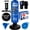 Blue, variant on Punching Bag for Kids | Free Standing Ninja Inflatable kids Punching Bag Set incl Air Pump & Boxing Gloves | Toys for Boys & Girls | Indoor/Outdoor Kids Toys for Karate, Taekwondo