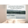thumbnail image 2 of Scripture Walls Psalm 119:7 Righteous Judgments Bible Verse Canvas Christian Wall Art Ready to Hang Unframed, 2 of 10