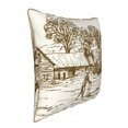 thumbnail image 2 of Fotbe Plowed Field With Horses Pattern Velvet Decorative Throw Pillow Covers with Elegant Piping, Soft Plush Cushion Cover for Sofa, Bed, Car, Office-16"x16", 2 of 8