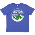 thumbnail image 3 of Inktastic Grandma's Hiking Buddy with Mountains and Trees Youth T-Shirt, 3 of 5