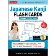 Japanese Kanji Flash Cards Kit Volume 1: Kanji 1-200: Jlpt Beginning Level: Learn 200 Japanese Characters Including Native Speaker Audio, Sample Sentences & Compound Words (Other)