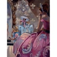 thumbnail image 1 of Cuadros Decorativos Pintura digital Big Dress Girl pintada por números en la pared de la lona DIY (L185) Tmvgtek embutido en tela, 1 of 9